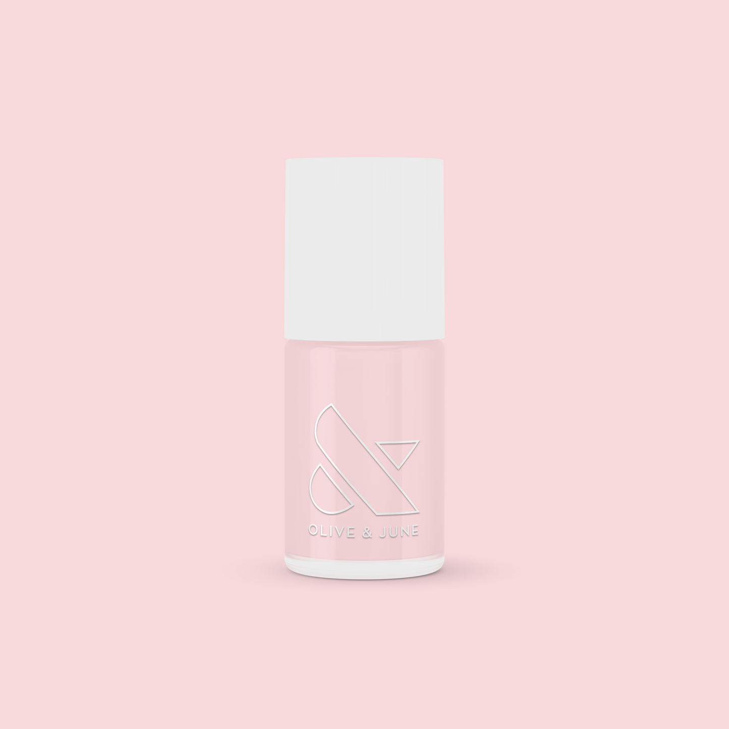 CCT nail polish bottle in sheer neutral pastel pink for a delicate and natural manicure look