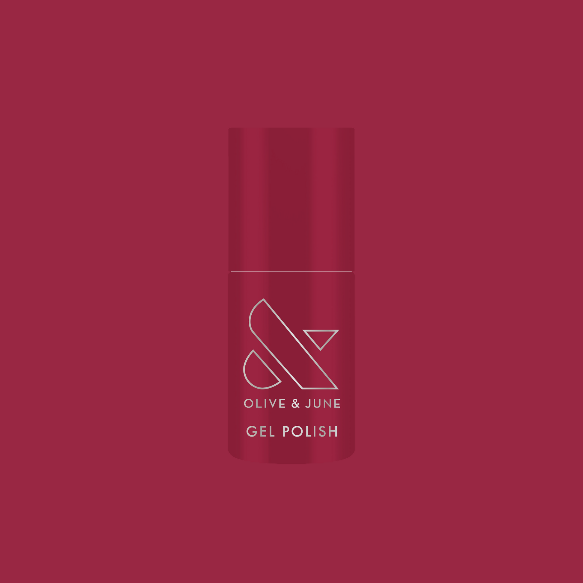 JG - Gel bottle in a rich berry shade for a bold, long-lasting gel polish manicure by Olive and June