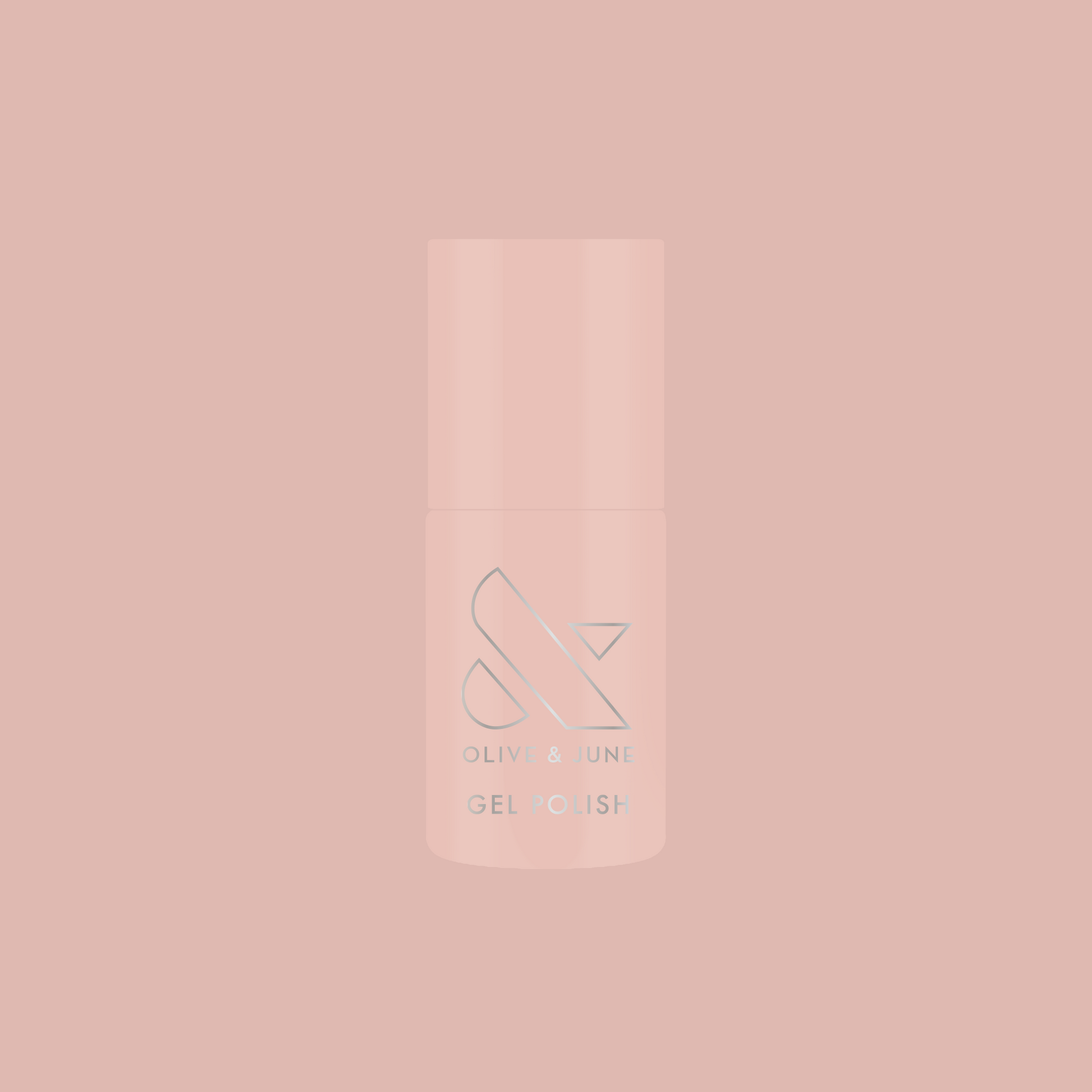 The Queen Takes Her Tea With Milk - Gel nail polish bottle in soft neutral mauve shade for a delicate mani by Olive and June