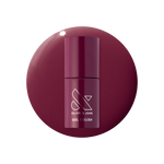 Mulberry - Gel polish bottle on deep maroon background for a rich and long-lasting manicure by Olive and June