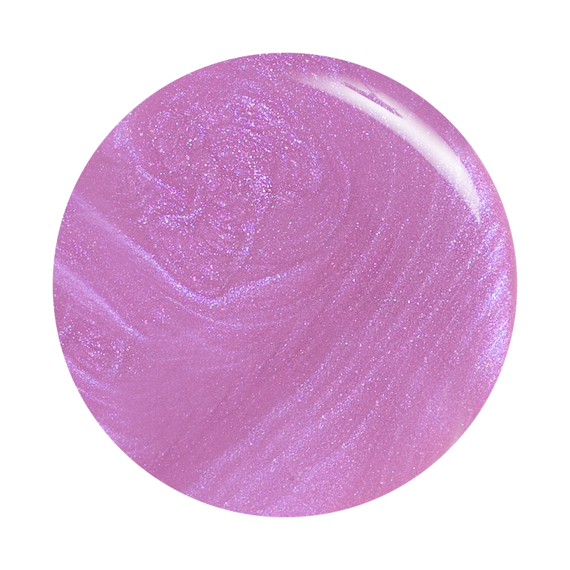Island Time shimmering lilac purple gel polish with a sheer finish for smooth, long-lasting at-home manicures by Olive and June